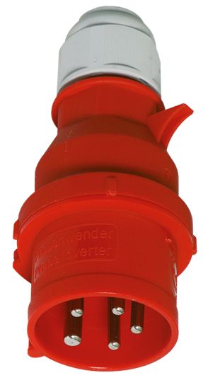 Phasenwender 5p 32A IP44 400V/rt 6h Kst schraubl.Kl Verschraubung