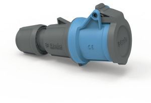 CEE-Kupplung 3p 16A IP54 IP54 230V/bl 6h schraubl.Kl ger Kst Verschraubung