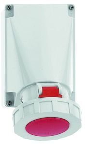 CEE-Steckdose 5p 63A 6h 400V/rt IP67 AP Schraubkl Kst