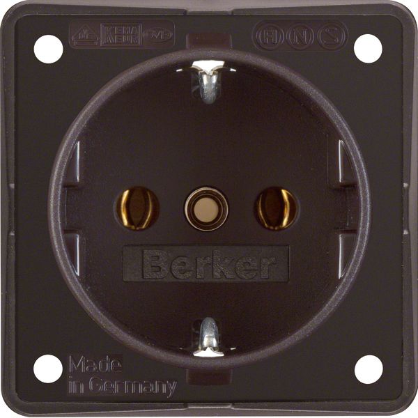 Steckdose 1f br mt INTEGRO Einb IP44