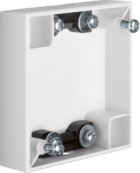 Gehäuse AP 1f Kst polws INTEGRO AP-Geh FLOW/PURE glz IP20