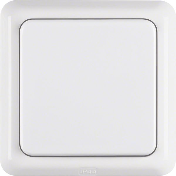 Steckdose 1f polws glz IP44 UP Klappd IP44