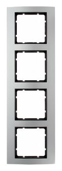 Einbaurahmen 4f alu mt B.3 Metall f.GEB-K Unterputzmontage