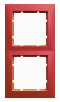 Einbaurahmen 4f rt glz S.1 Kst f.GEB-K Unterputzmontage Duropl