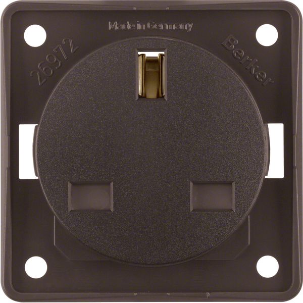 Steckdose 1f br mt INTEGRO Einb BS IP20