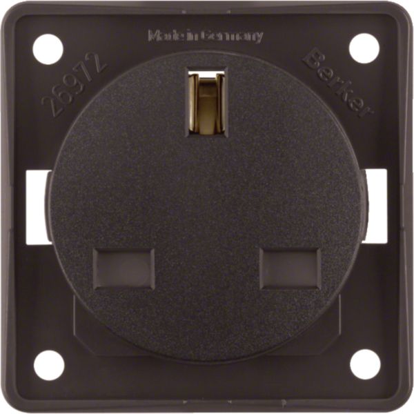 Steckdose 1f br mt INTEGRO Einb BS IP20