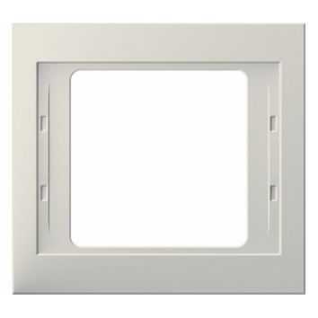 K.1 RAHMEN 1F cws glz Kst f.GEB-K Unterputzmontage Thermopl