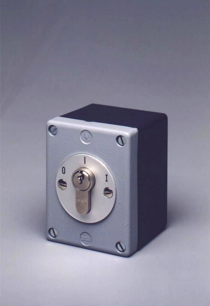 Schlüsselschalter alu mt AP IP54