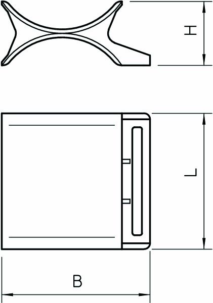 Doppelwanne 16-22mm Kst