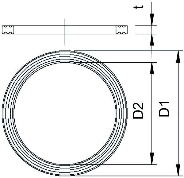 Dichtring Kst M32 1,7mm