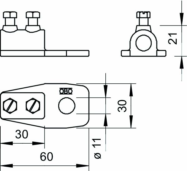 Endstück Zn g/vz Zn-guss SKT-Schr