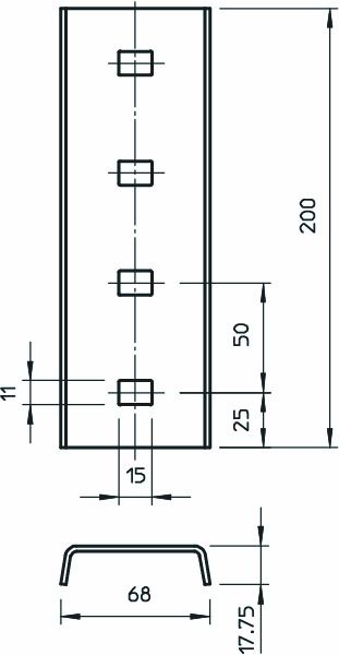 Innenverbinder IS 8-Serie I-Profil ST Mit Schraubzubehör