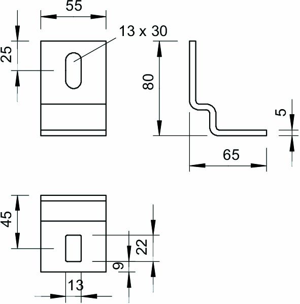 Befestigungswinkel I-Profil m.Schrauben ST Winkel Mit Schraubzubehör f/vz