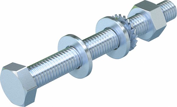 Sechskantschraube SKS-Serie M10x60mm SKT-Schr m.Mutter Mit Unterlegscheibe