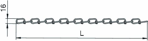 Knotenkette ST g/vz 800N