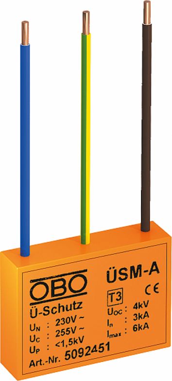 Überspannungsableiter TN/TN-CNetzform-/TN-S/TT Netzform-TN/TN-C/TN-C-S/TN-S/TT 230VAC