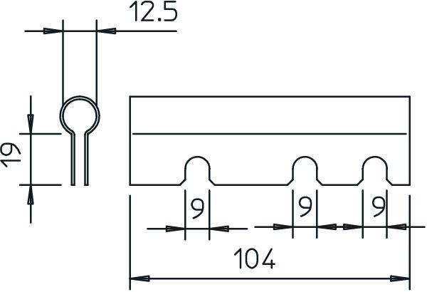 Zubehör BS-K Gewindestangenadapter