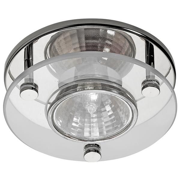 Einbaustrahler 50W GX5,3 chr glz IP20 ST Ø/EB70mm