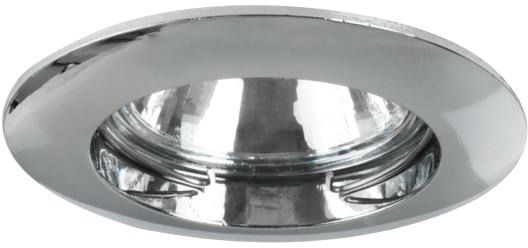 Einbaustrahler 13W GX5,3 chr glz IP20 Alu Ø/EB68mm