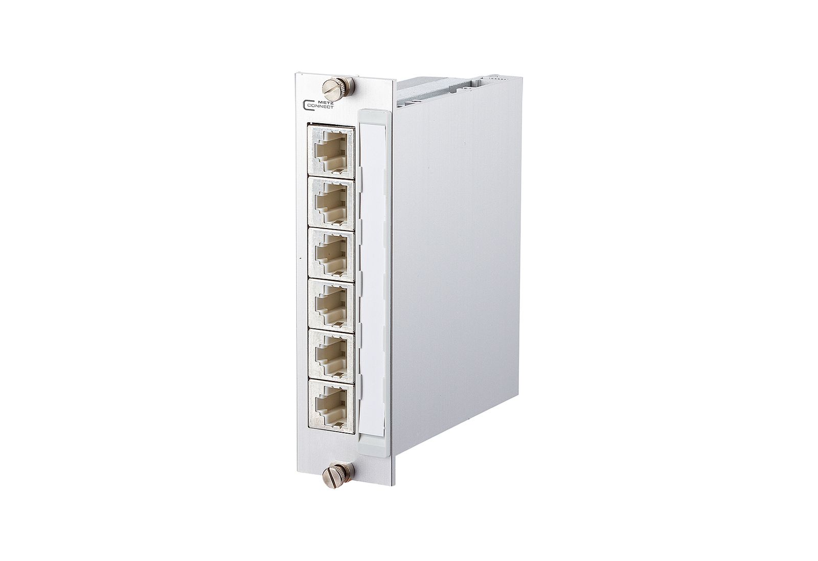 Patchpanel 6Ports Cat6 Schirm 128,4x35,2x130,3mm