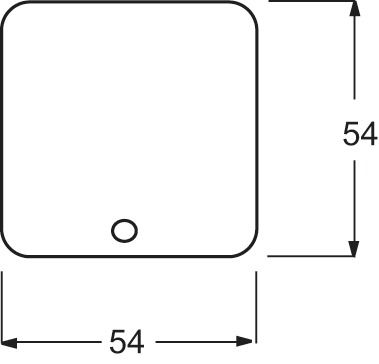 Wippe 1t Schalt/Dimm aws glz Lichtausl Kontrollfenster/Lichtauslass