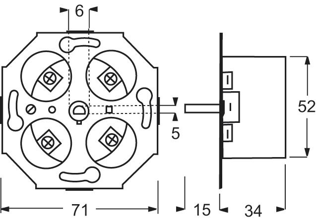Zeitschalter mech 1Ö sw 0-120min UP 230V
