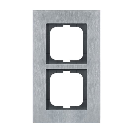 Rahmen 2f edst carat Metall f.GEB-K Unterputzmontage