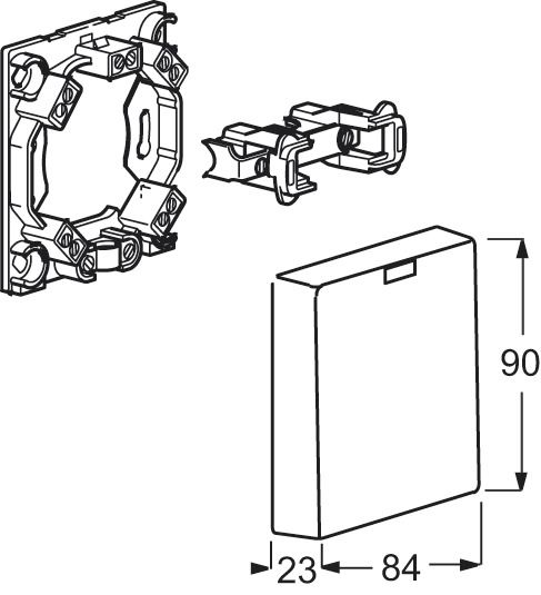 Herdanschlussdose UP 5x2.5qmm Schraubkl IP20 5x 2,5 mm² aws