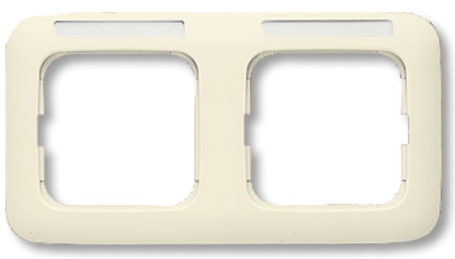 Rahmen 3f ws glz horiz Duro 2000 SI BSF Kst Textfeld/Beschriftungsfläche f.GEB-K