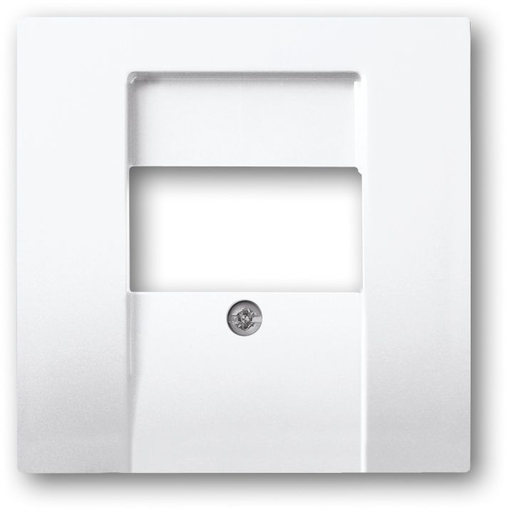 Zentralplatte TAE 1f future linear std-ws glz Schraubbef