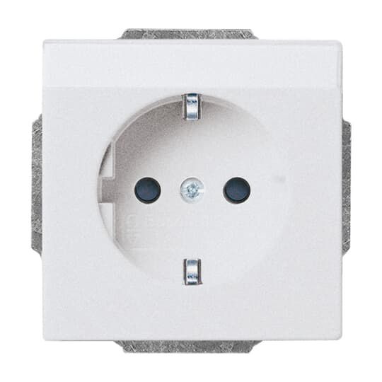 Steckdose 1f alu-si mt future linear UP IP20 aluminium-silber