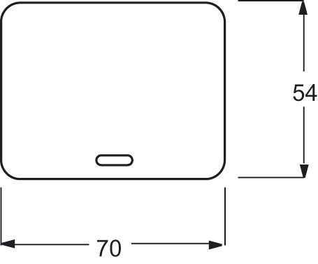 Wippe 1t Schalt/Dimm pt mt Lichtausl Kontrollfenster/Lichtauslass