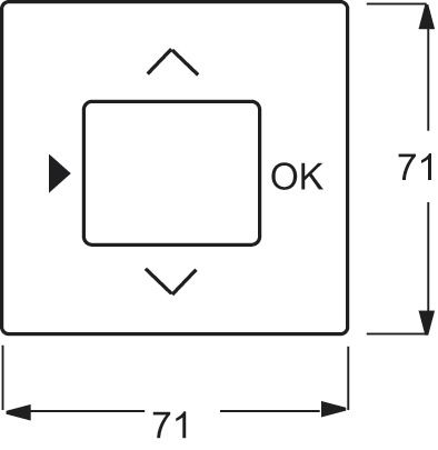 Zentralplatte Zeitschalt Timer aws glz