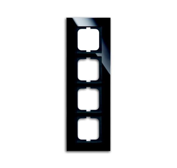 Rahmen 4f sw glz carat Glas f.GEB-K Unterputzmontage