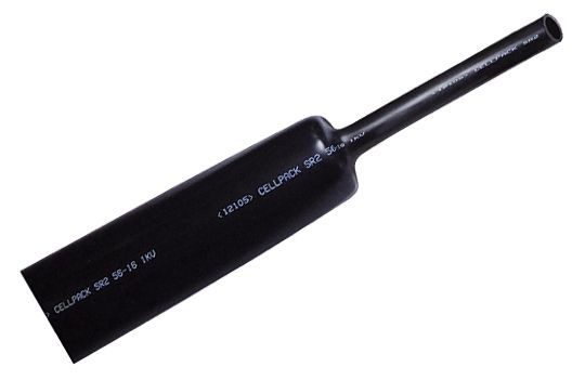 Schrumpfschlauch mittelw L1m Ø12/3mm sw 3:1 2,2mm -40-120°C Polyolefine (PO-X)