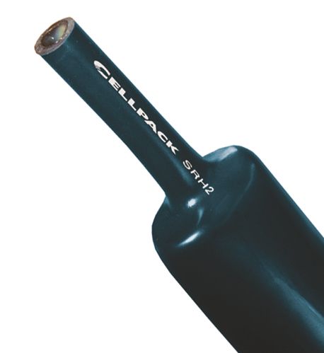 Schrumpfschlauch mittelw L1m Ø34/7mm sw 3:1 2,6mm -40-120°C Polyolefine (PO-X)