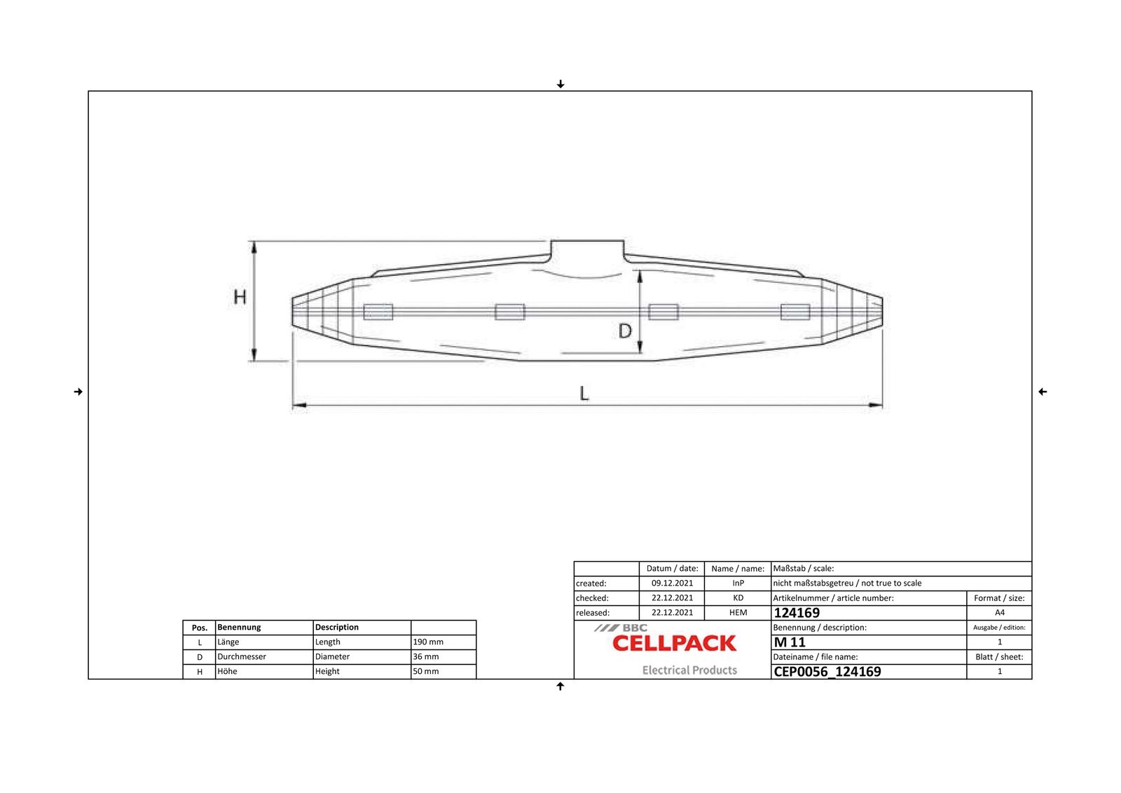 Verbindungsmuffe Gießh 4x10qmm N(A)2YY Mit konzentrischer Abschirmung hfr