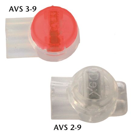 Schwachstromverbinder 2f 0,13-0,64qmm EinzAderverb Ø0,4-0,9mm farblos Ø2mm