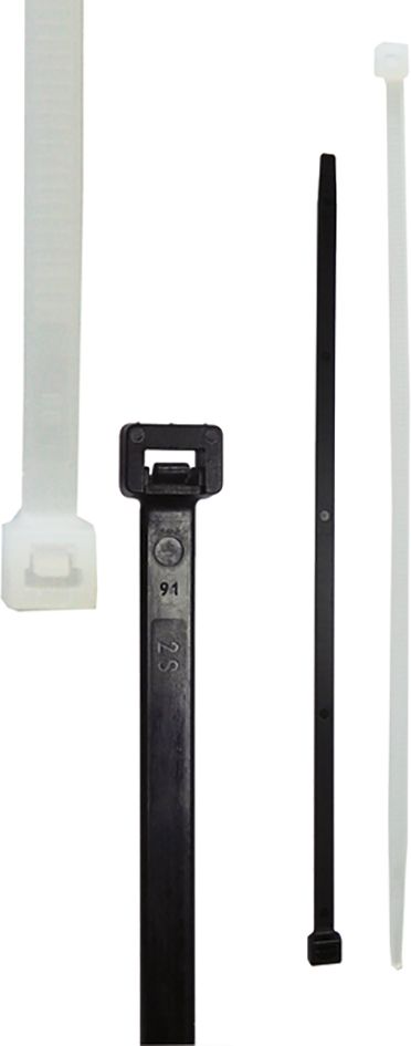 Kabelbinder L200mm natur 2,6x1mm hfr Kst -40-80°C KstZunge/Nase
