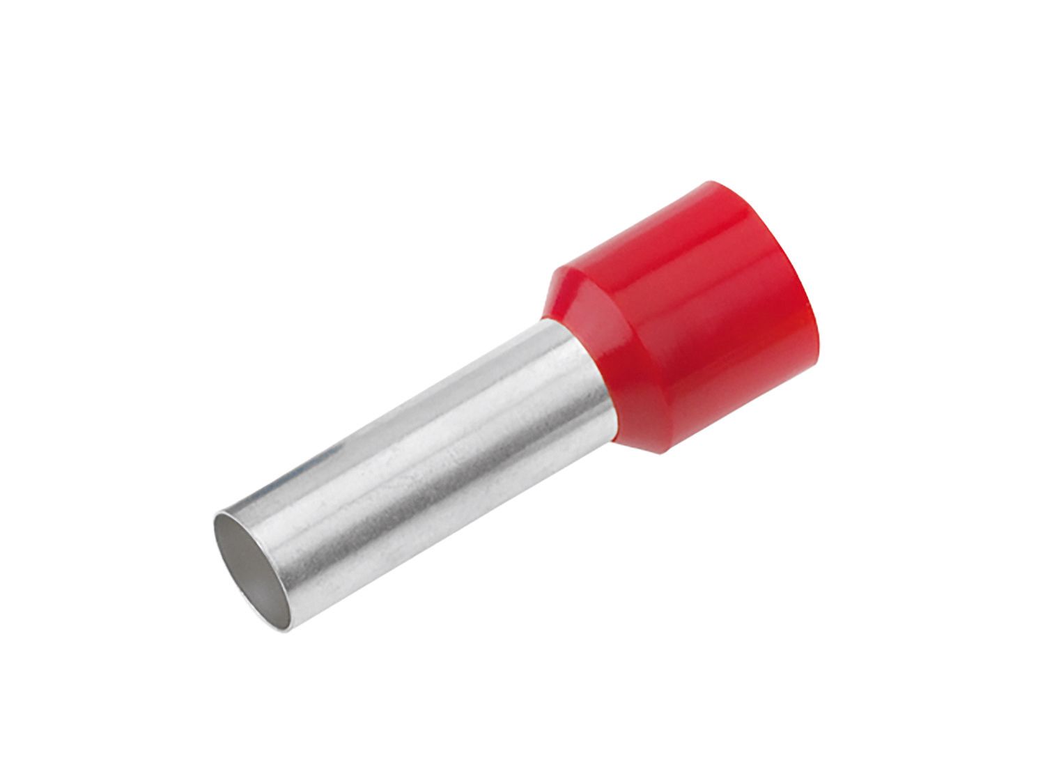 Aderendhülse 0,5qmm 6mm isol PP ws Cu Polypropylen (PP) verzinnt