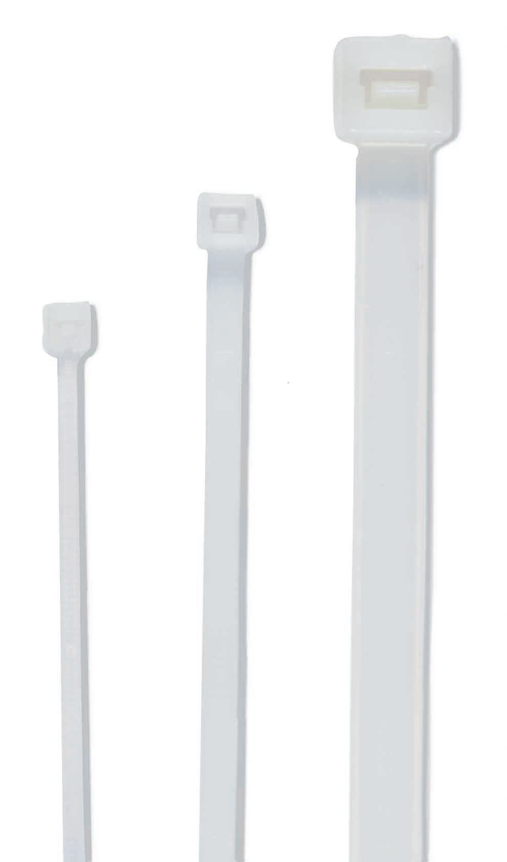 Kabelbinder L280mm natur 4,5x1,5mm hfr PA Polyamid (PA) -40-85°C KstZunge/Nase