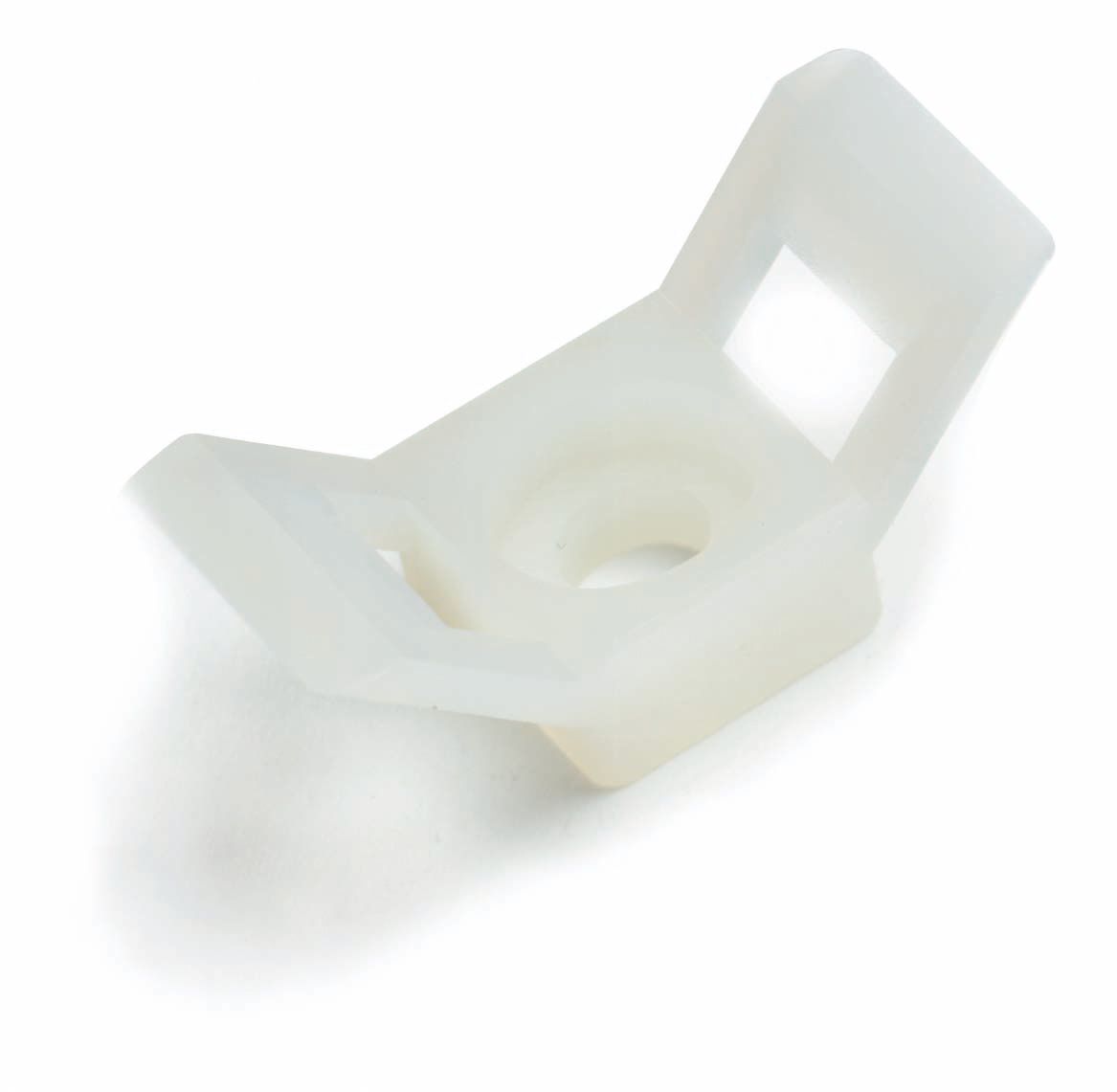 Befestigungssockel Kst natur 9mm 30x15mm Ø4mm schraub/niet -40-105°C