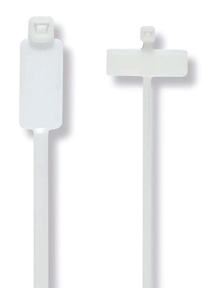 Kabelbinder L100mm natur 2,5x1,1mm hfr PA Polyamid (PA) -40-85°C KstZunge/Nase
