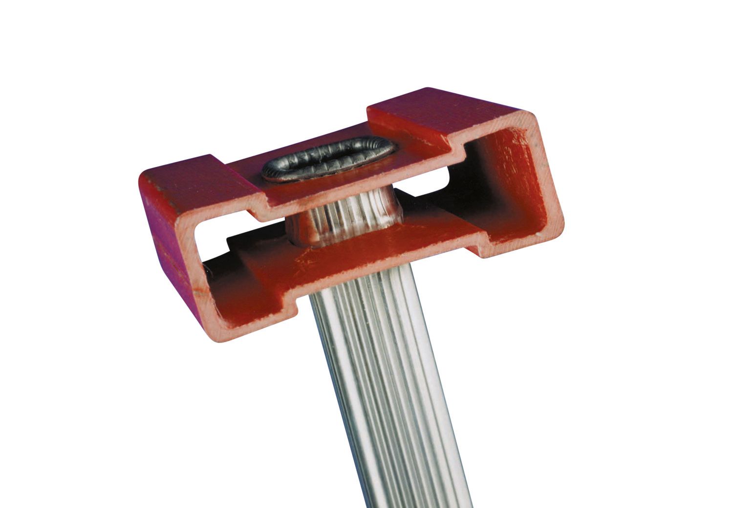Schiebeleiter isoliert 10spr 3tlg 150kg Glasfaser/Aluminium
