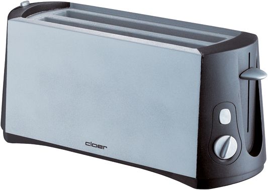 4-Scheiben-Toaster metall/sw 1380W