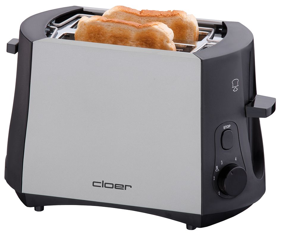 2-Schlitz-Toaster metall/sw 825W