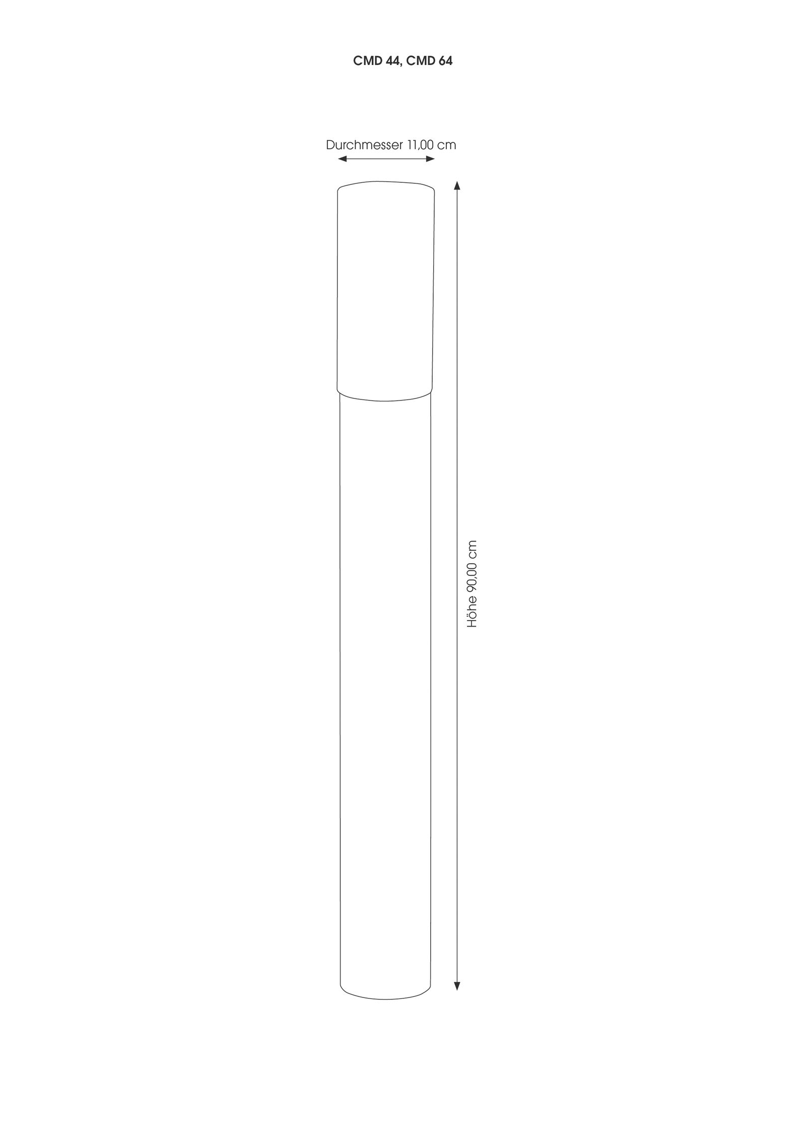 Pollerleuchte 100W AquaPolo E27 edst HV Edst IP44 Gl_opal