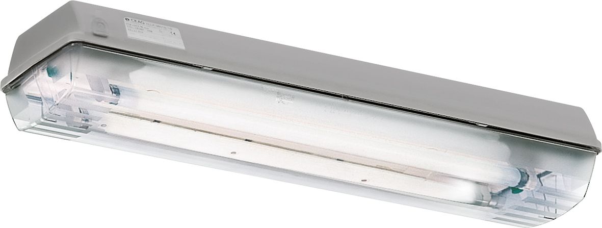 Ex-Anbauleuchte 2x18W Kst LL 1/2 21/22 IP66 0lm Leuchtstoffl G13 Schutzklasse:I