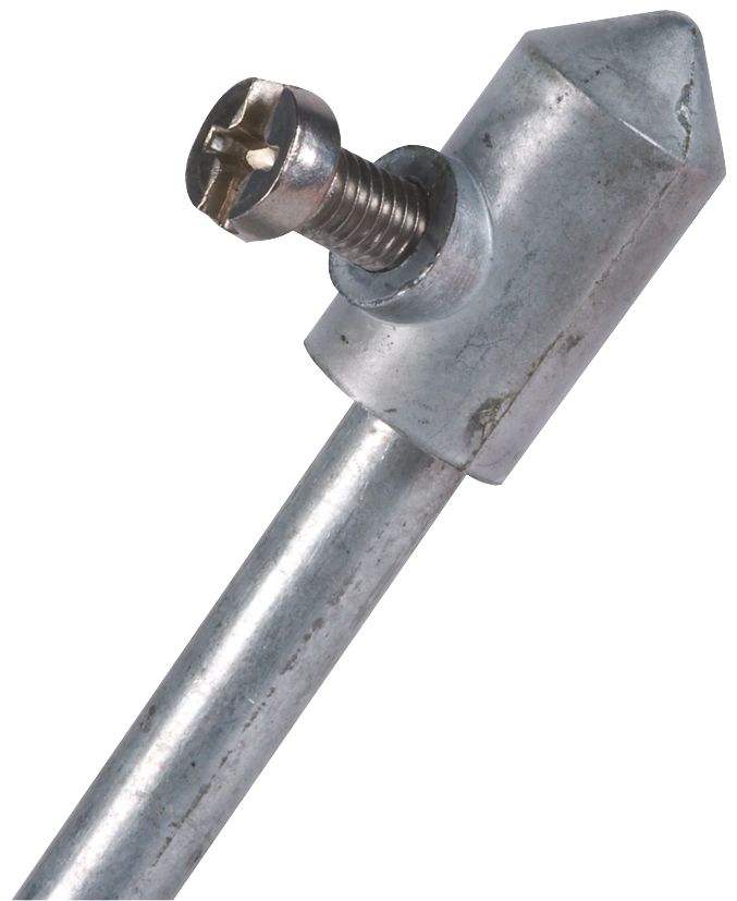 Fangspitze 29mm Ø15mm Rundleiter Zn Zn-guss
