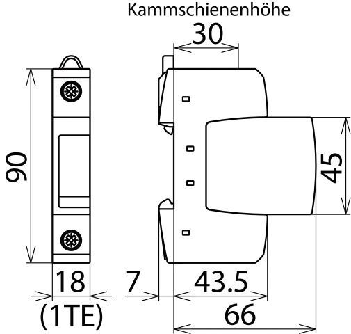 Überspannungsableiter TN/TN-CNetzform-/TN-S/TT Netzform-TN/TN-C/TN-C-S/TN-S/TT 60VAC
